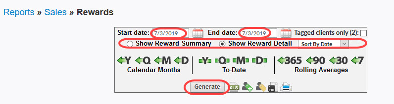 Rewards Report rewards-report